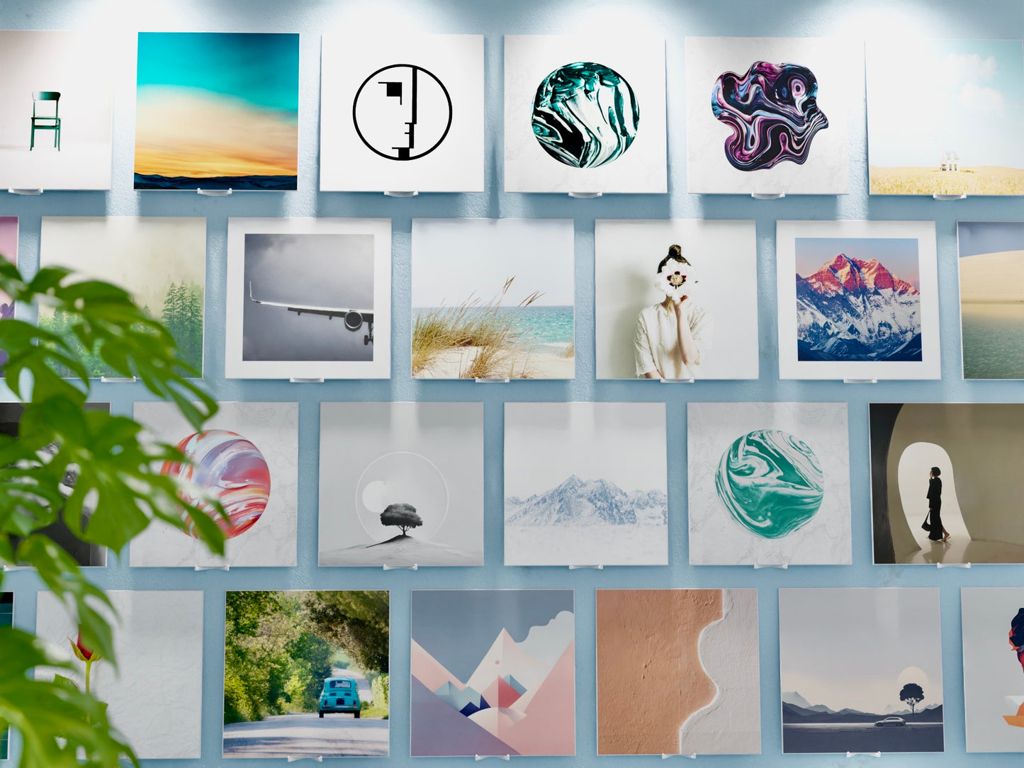 Vinylhylla Tvåbent - Vit (kopia) - Wall Art Records